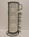 Stackable Coffee Mug (Set of 4) - From Where - 