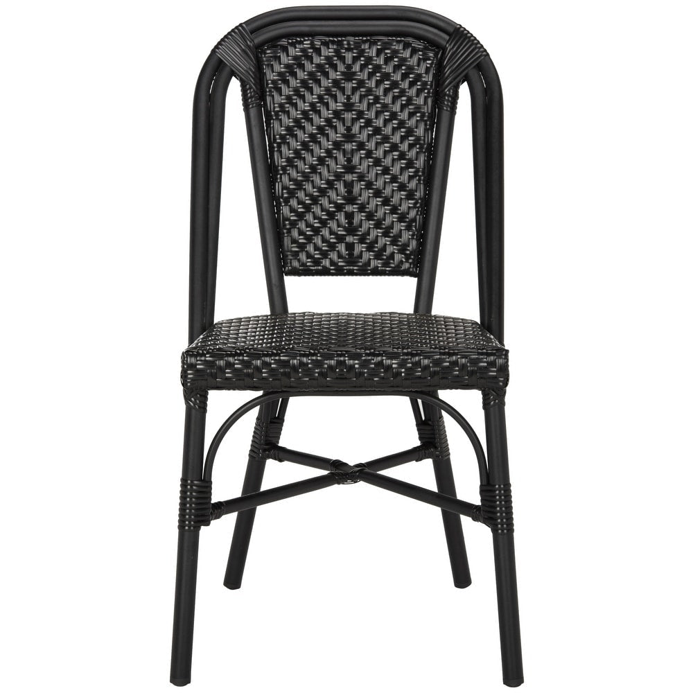 Stacking Black Side Chair Set of 2 - From Where - 