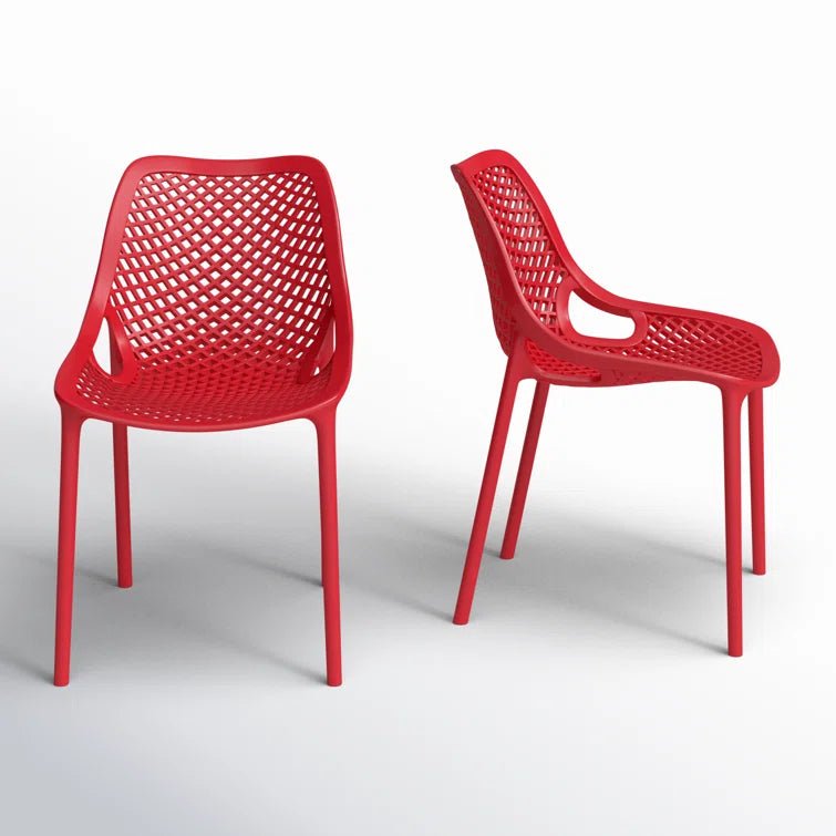 Stacking Dining Side Chair (Set of 2) - From Where - 