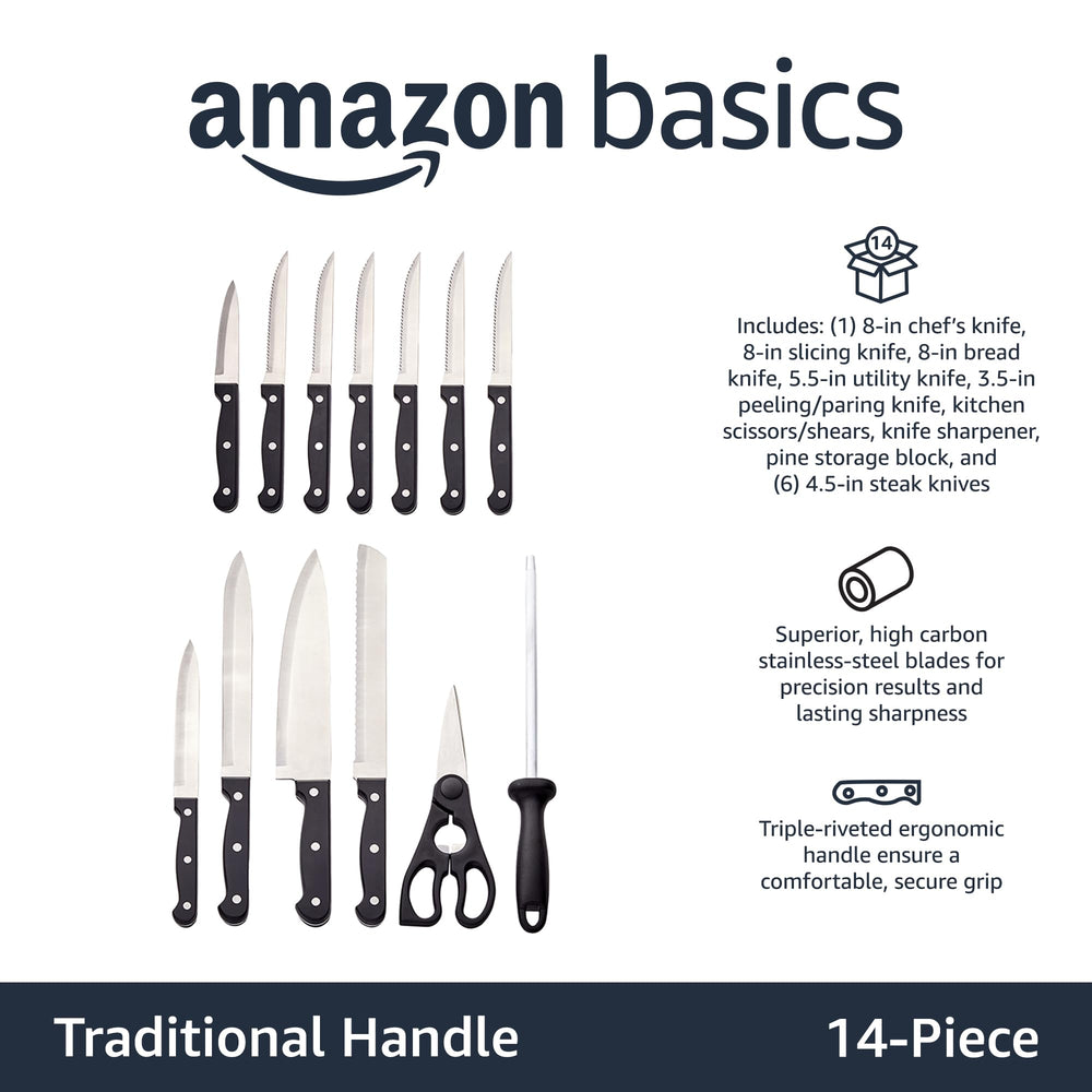 Stainless Steel Kitchen Knife Set - From Where - 