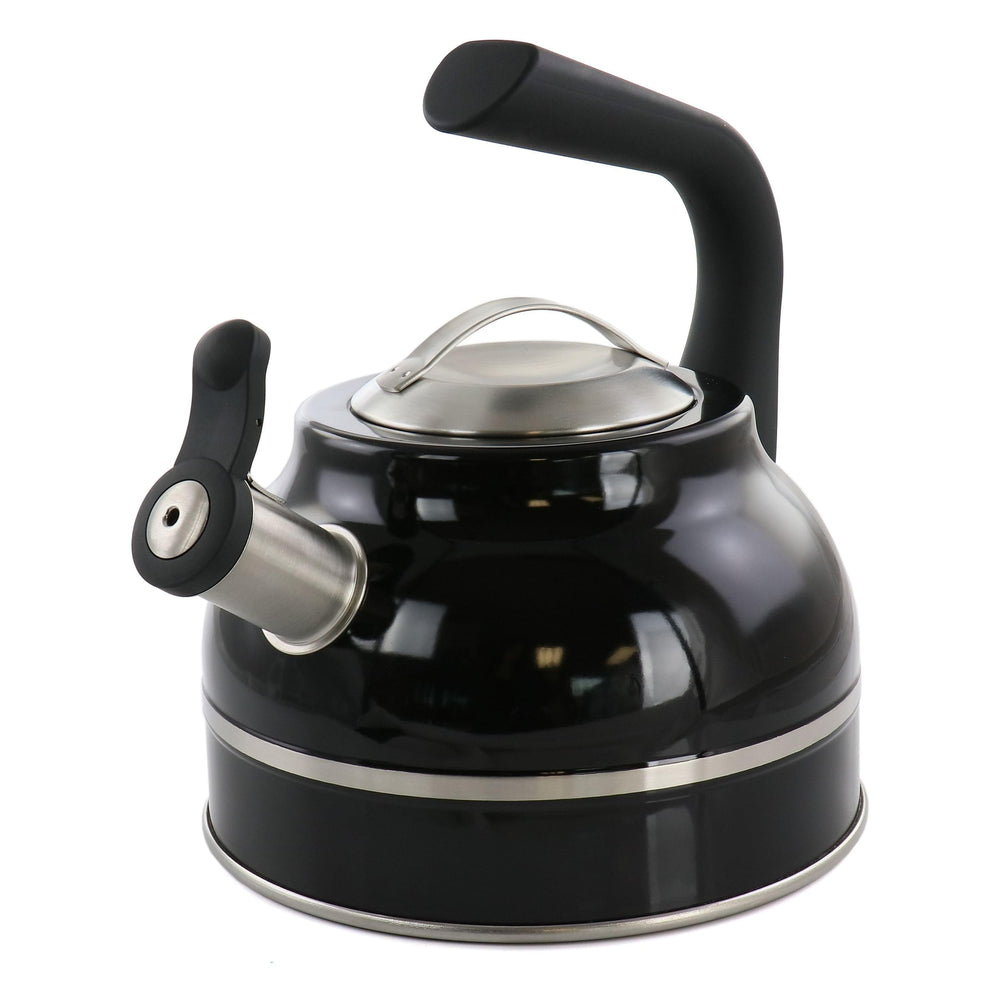 Stainless Steel Tea Kettle w/Encapsulated Base &amp; Bakelite Handle - From Where - 