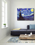 Starry Night Canvas Print Wall Art - From Where - 