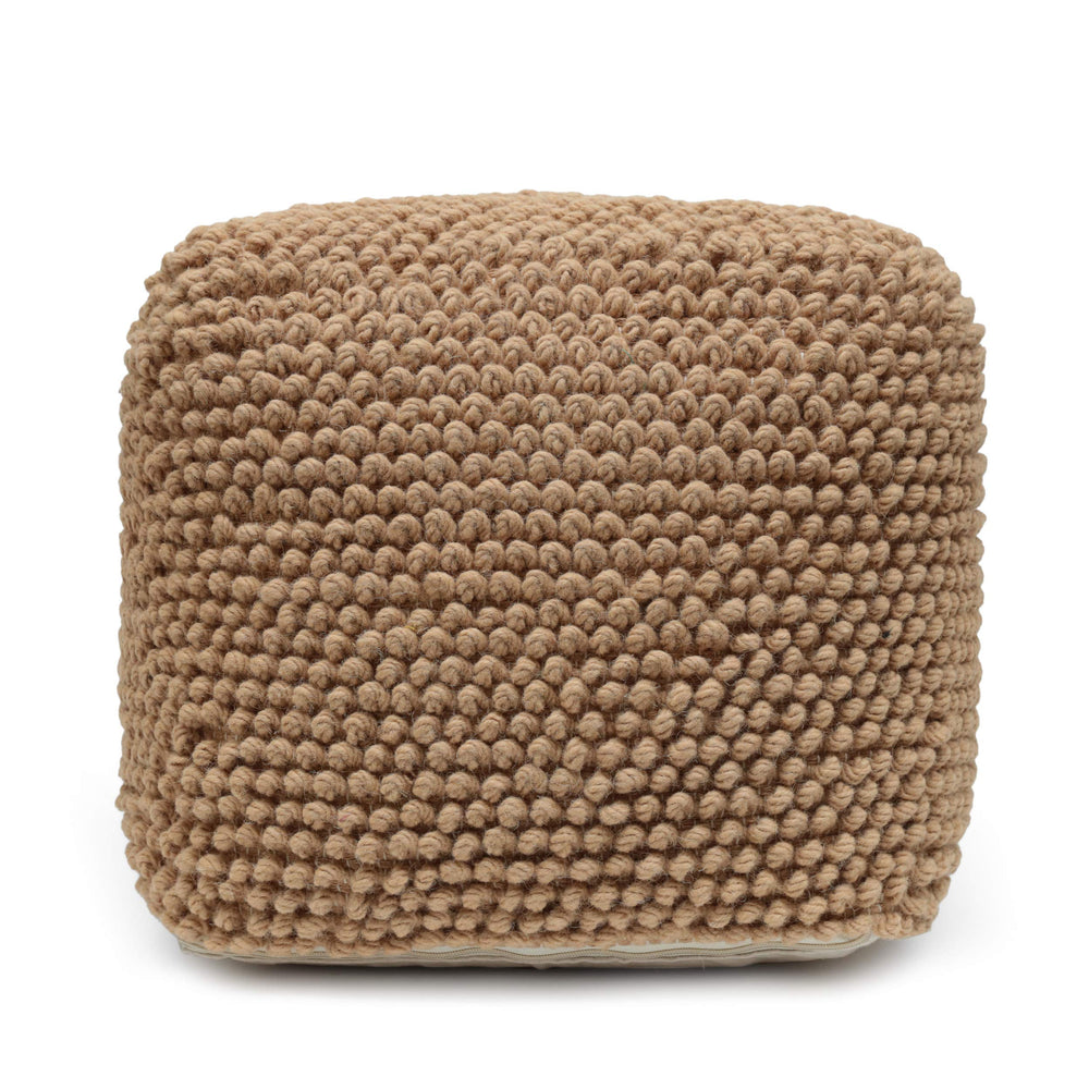 Stekar Handcrafted Tufted Cube Pouf - From Where - 