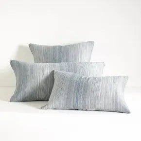 Sterling Stripe Blue King Sham - From Where - 