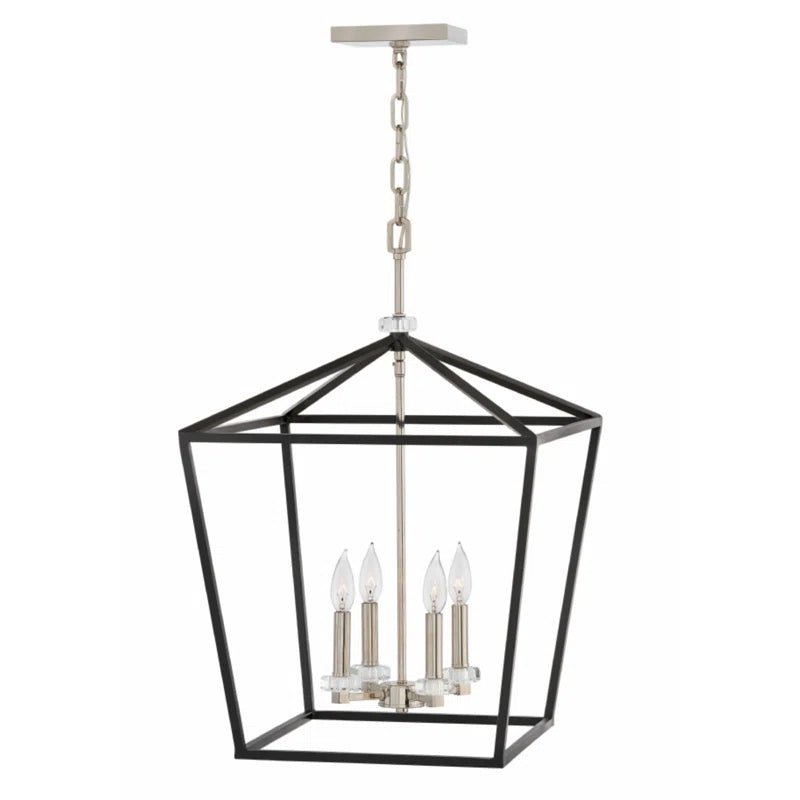 Stinson 4 - Light Geometric Chandelier - From Where - 