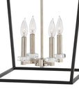 Stinson 4 - Light Geometric Chandelier - From Where - 
