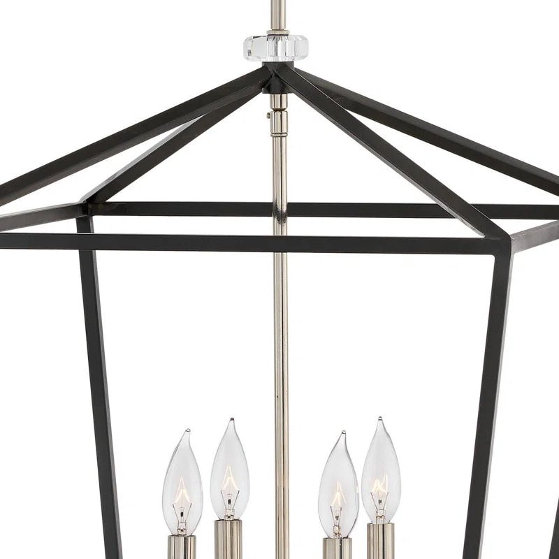 Stinson 4 - Light Geometric Chandelier - From Where - 