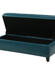 Storage Ottoman with Birch Legs - From Where - 