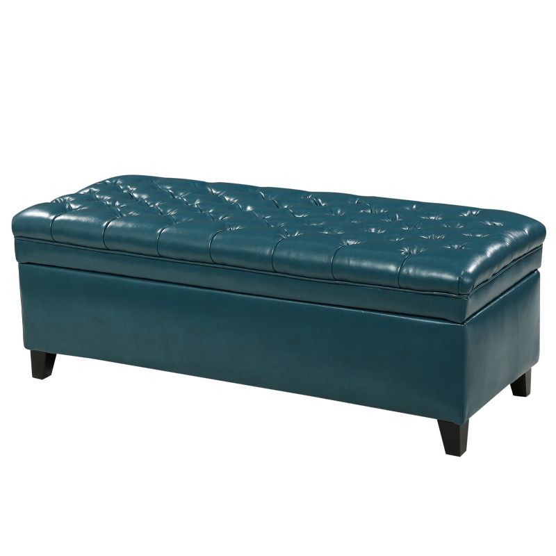 Storage Ottoman with Birch Legs - From Where - 