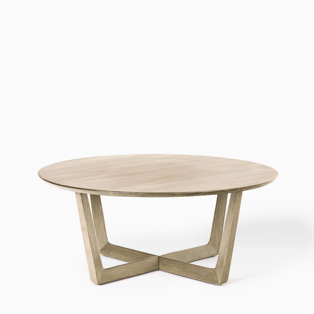 Stowe Wood Round Coffee Table - From Where -