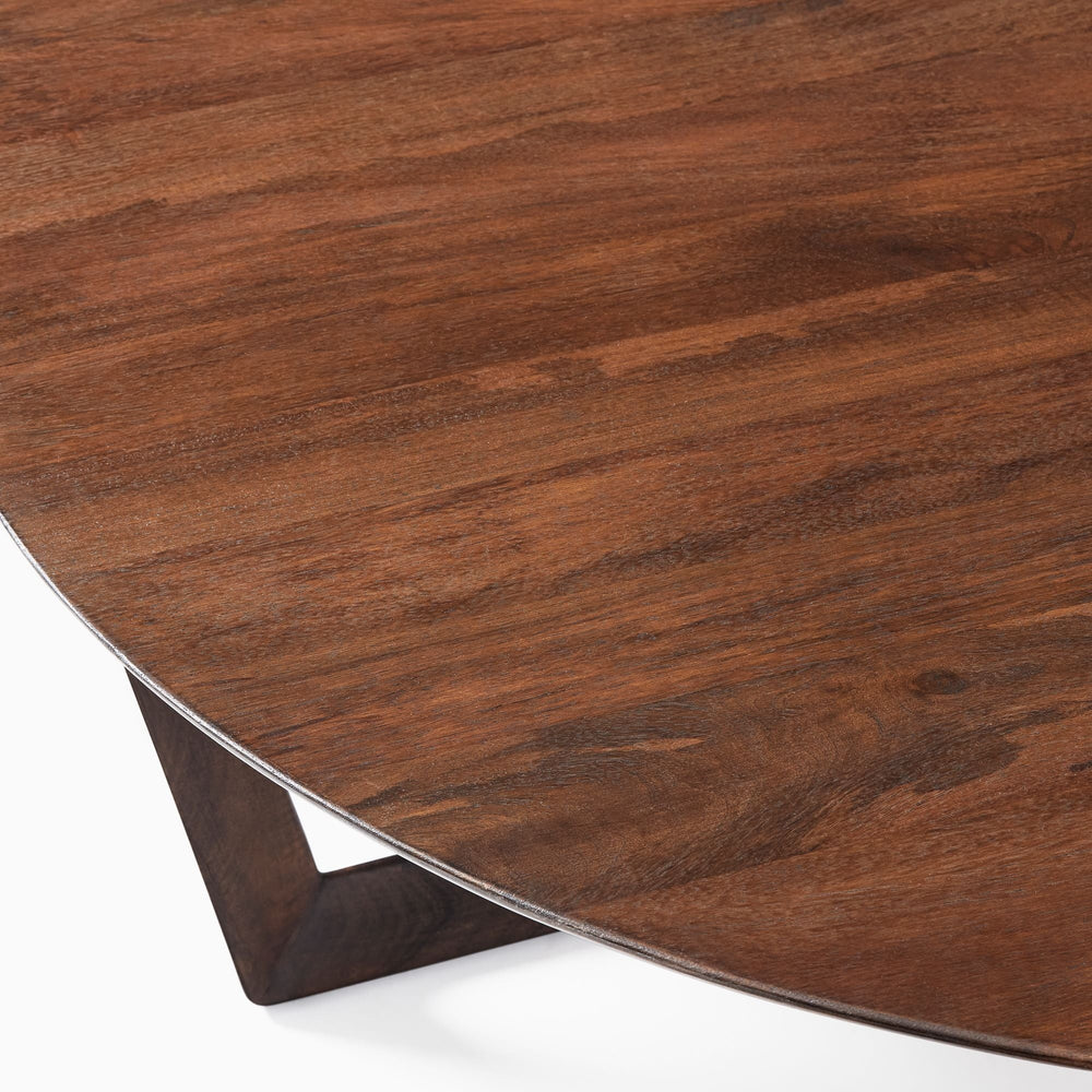 Stowe Wood Round Coffee Table - From Where Finds -