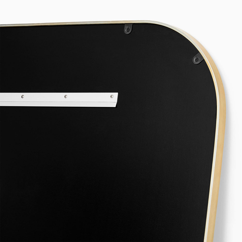 Streamline Metal Wide Arch Mantel Mirror