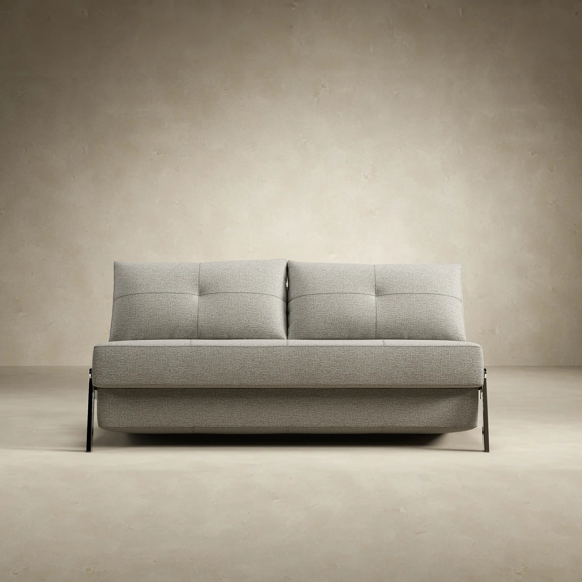 Stretch Sofa Bed with Chrome Legs - From Where Finds - 