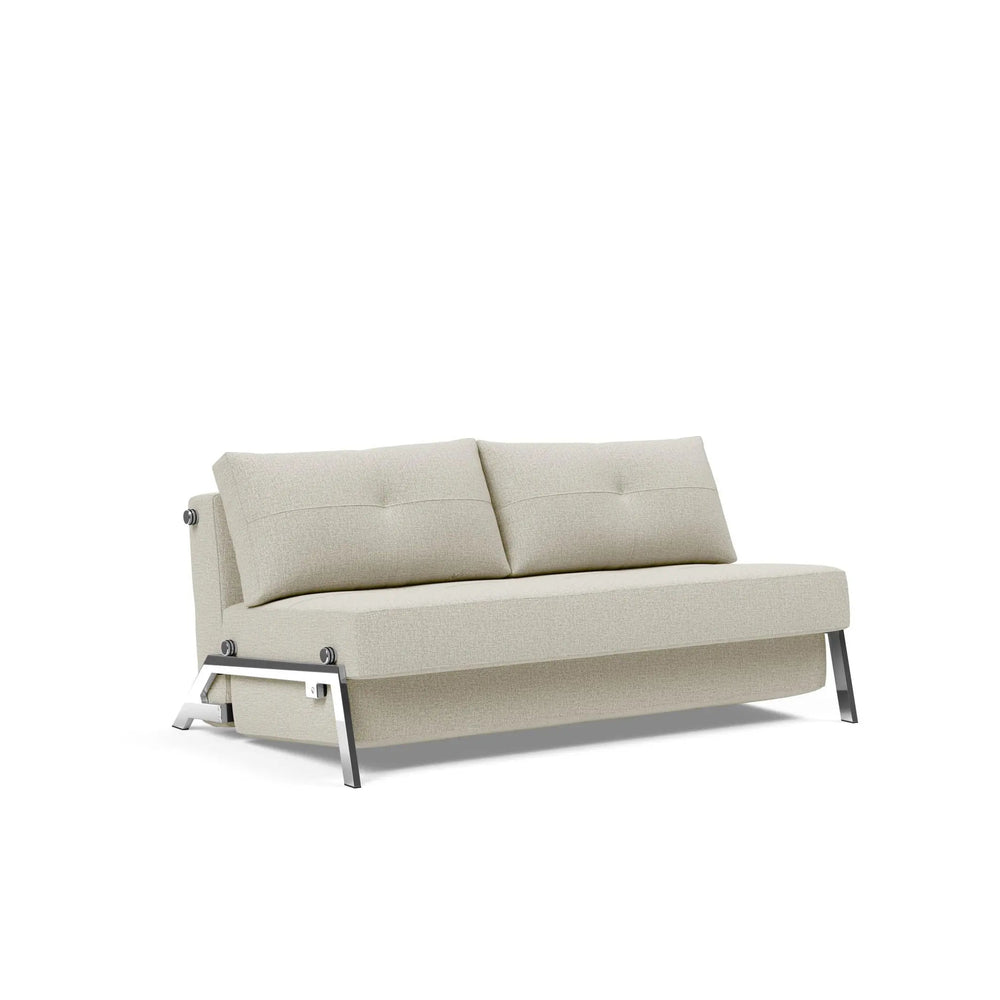 Stretch Sofa Bed with Chrome Legs - From Where Finds - 