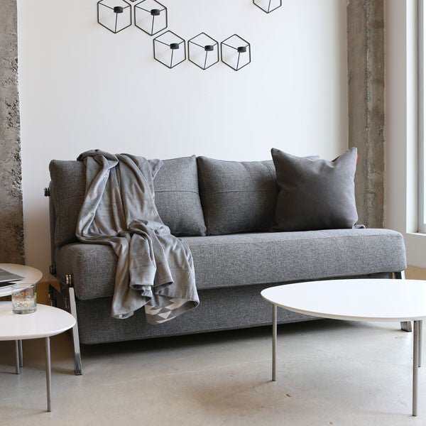 Stretch Sofa Bed with Chrome Legs - From Where Finds - 