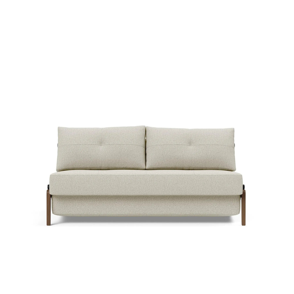Stretch Sofa Bed with Wood Legs - From Where Finds - 