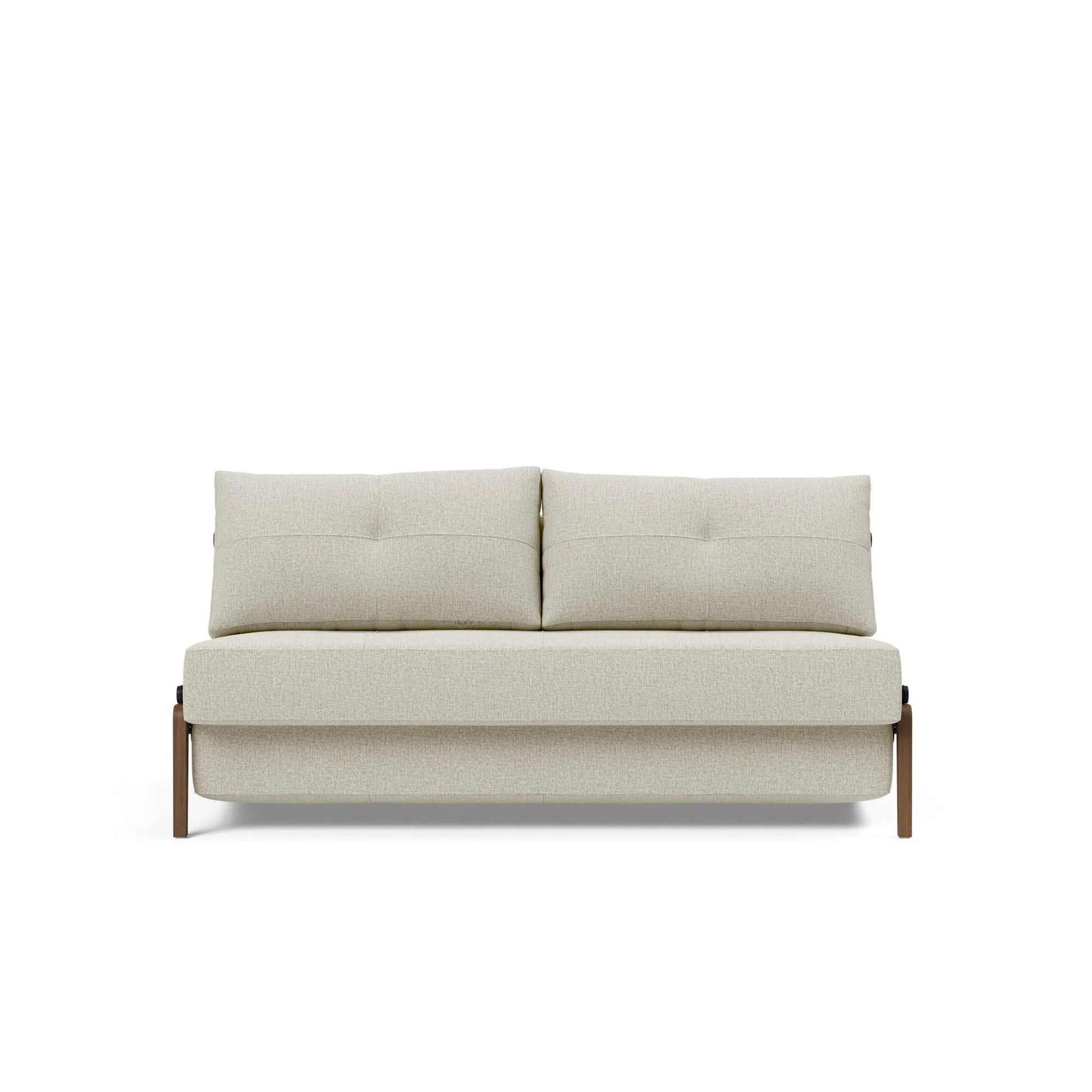Stretch Sofa Bed with Wood Legs - From Where Finds - 