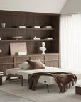 Stretch Sofa Bed with Wood Legs - From Where Finds - 