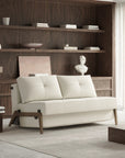 Stretch Sofa Bed with Wood Legs - From Where Finds - 