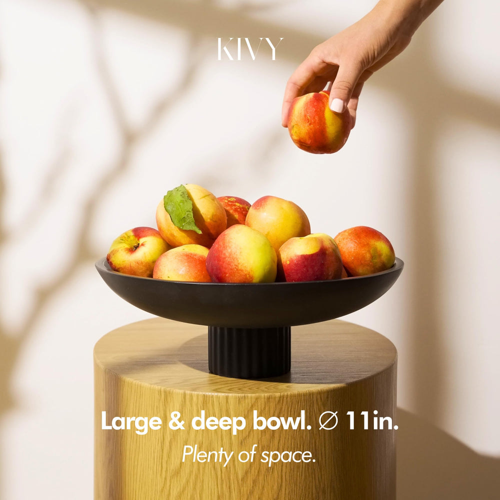 Stripe Decorative Ribbed Bowl - From Where - 