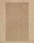 Striped Border Indoor/Outdoor Flatweave Rug - From Where Finds - 