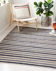 Striped Kilim Collection Jute Rug - From Where - 
