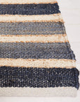 Striped Kilim Collection Jute Rug - From Where - 