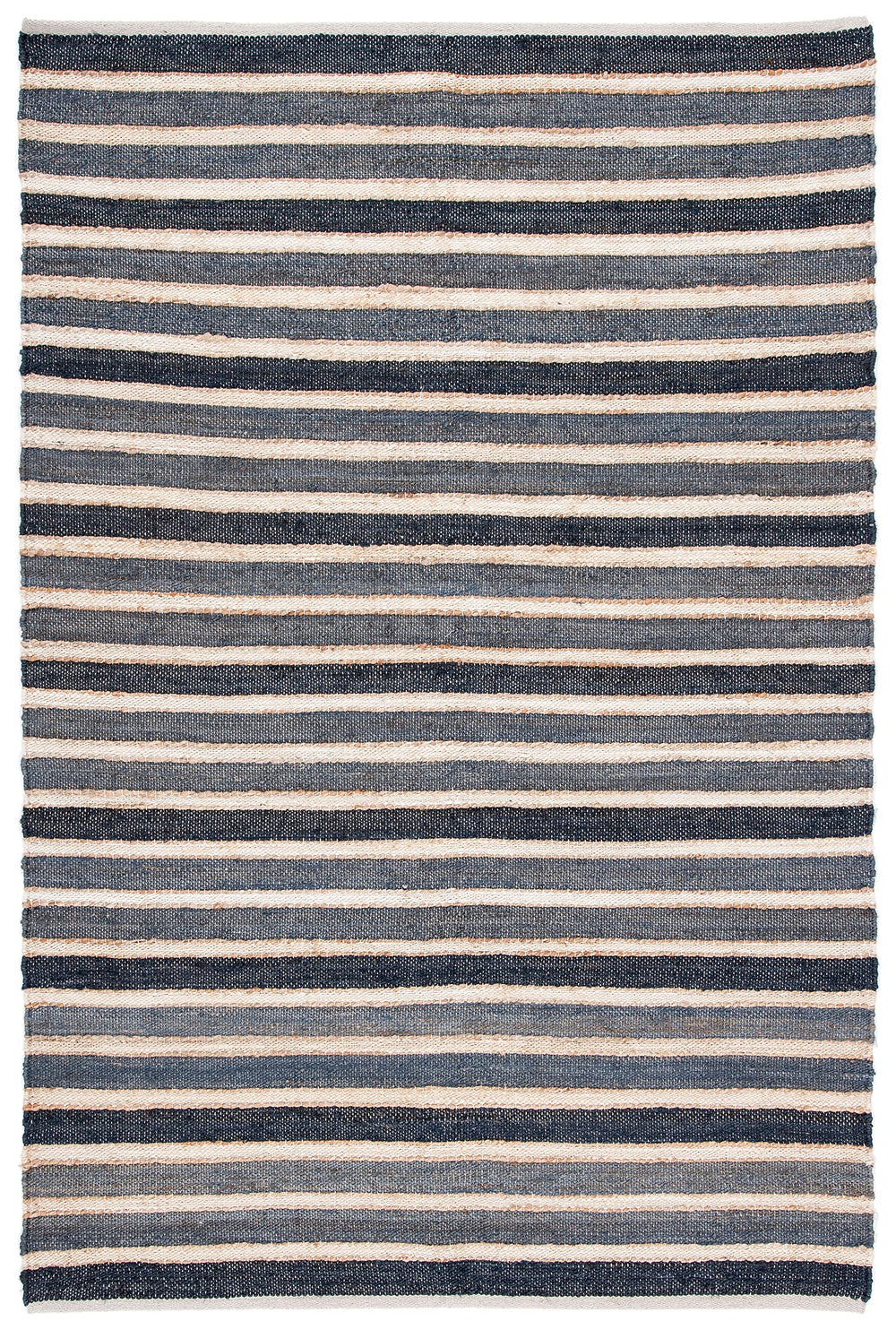 Striped Kilim Collection Jute Rug - From Where - 