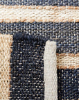 Striped Kilim Collection Jute Rug - From Where - 