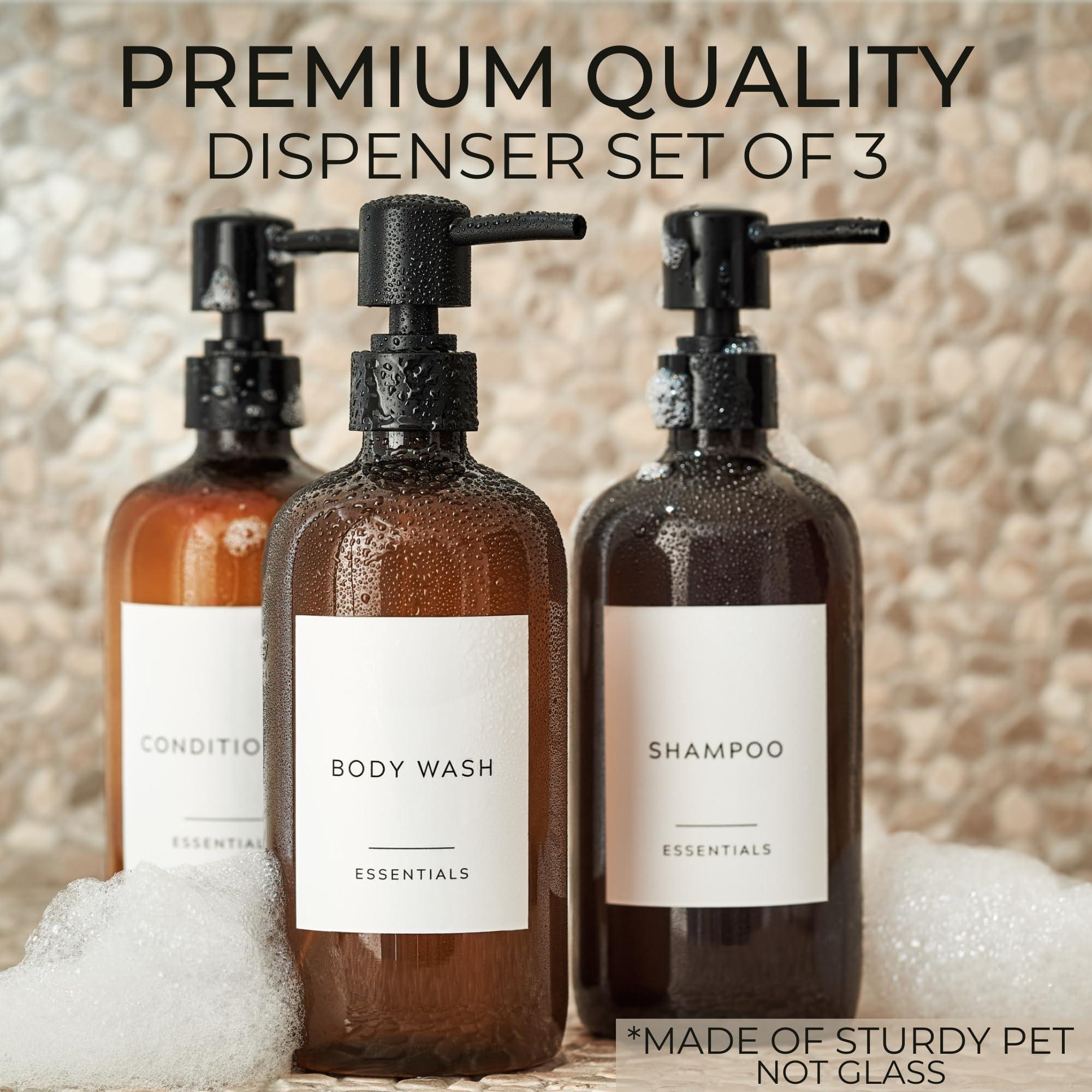Stylish Shampoo and Conditioner Set of 3 - From Where - 