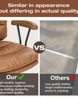 SUGOLD Brown Office Desk Chair - From Where - 
