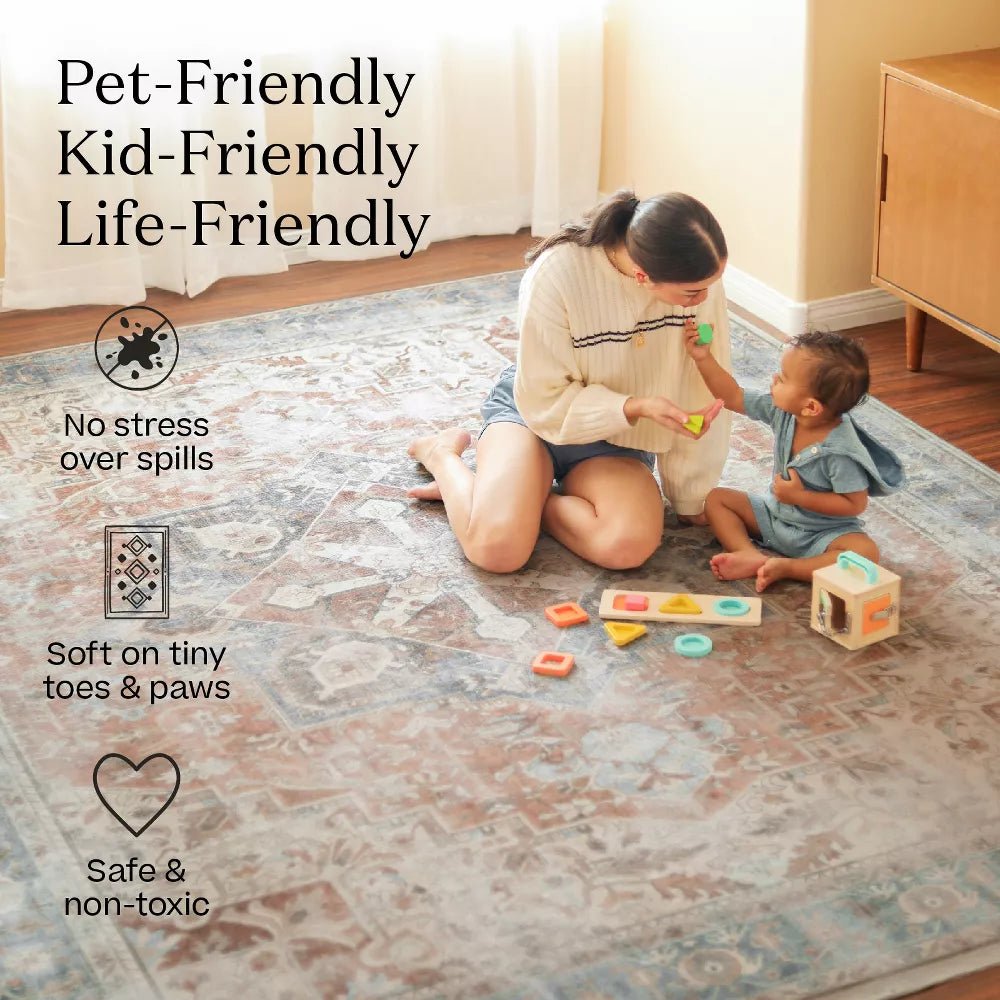 Sumac Boho Western Area Rug - From Where - 
