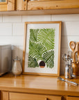 Summer Fern Unframed Wall Art Print - From Where - 