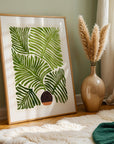 Summer Fern Unframed Wall Art Print - From Where - 