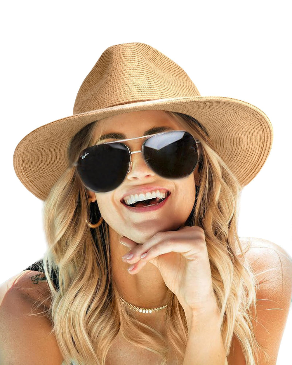 Summer Wide Brim Sun Hats for Women - From Where - 
