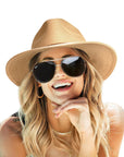 Summer Wide Brim Sun Hats for Women - From Where - 