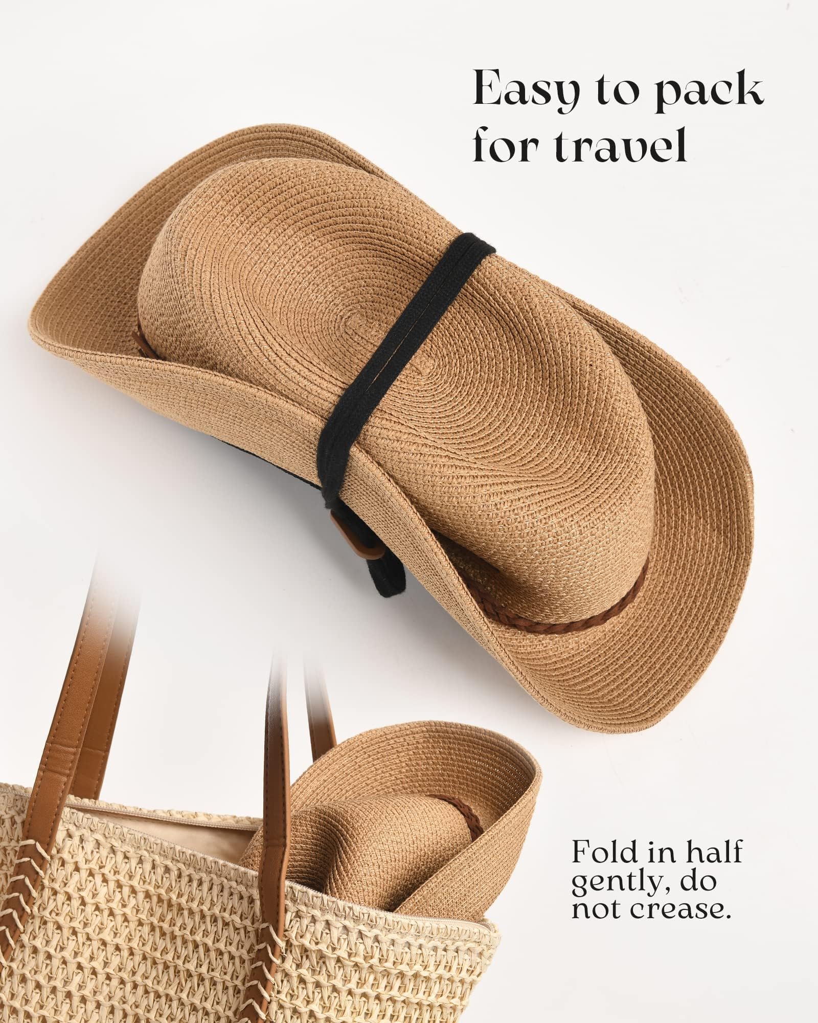 Summer Wide Brim Sun Hats for Women - From Where - 