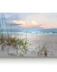 Sunset View at Calm Sandy Beach Canvas - From Where - 