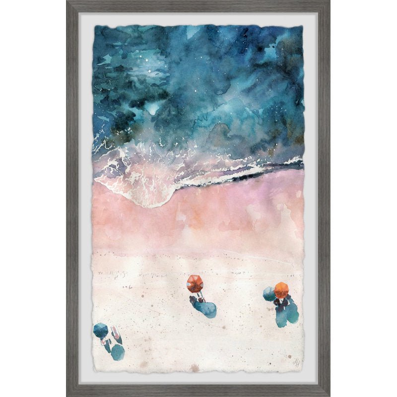 Sunshine at the Beach Painting Print - From Where - 