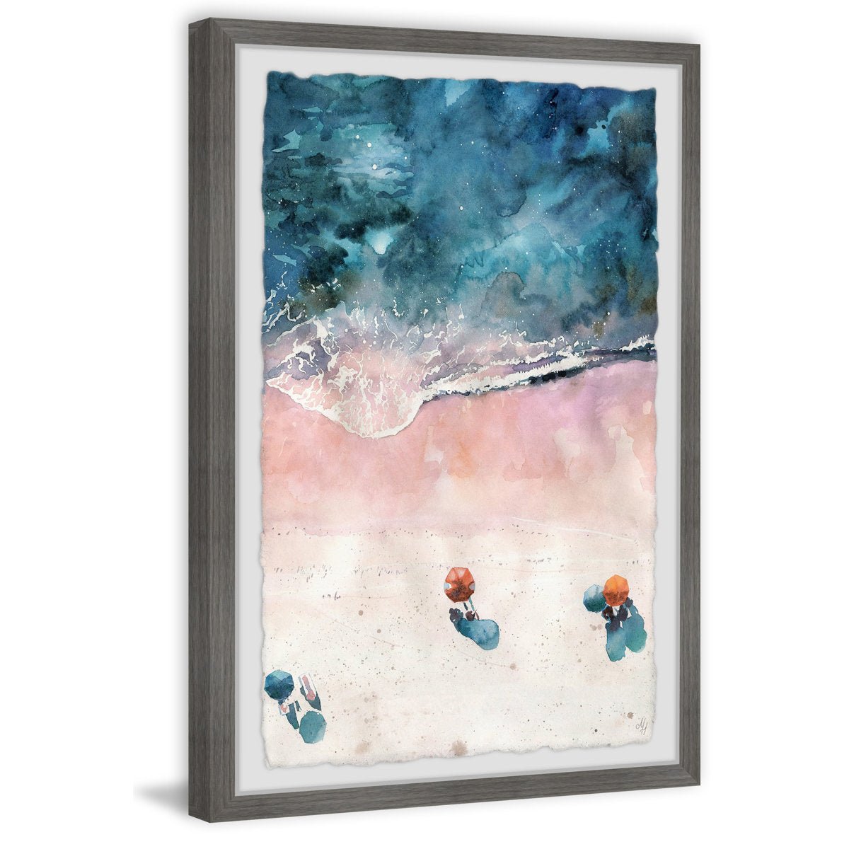 Sunshine at the Beach Painting Print - From Where - 