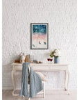 Sunshine at the Beach Painting Print - From Where - 