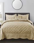 Supersoft Bedspread Set in Taupe - From Where - 
