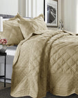 Supersoft Bedspread Set in Taupe - From Where - 