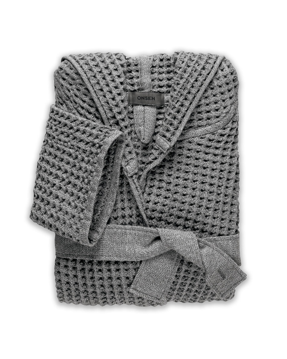 Supima® Waffle Bath Robe - From Where Finds - 