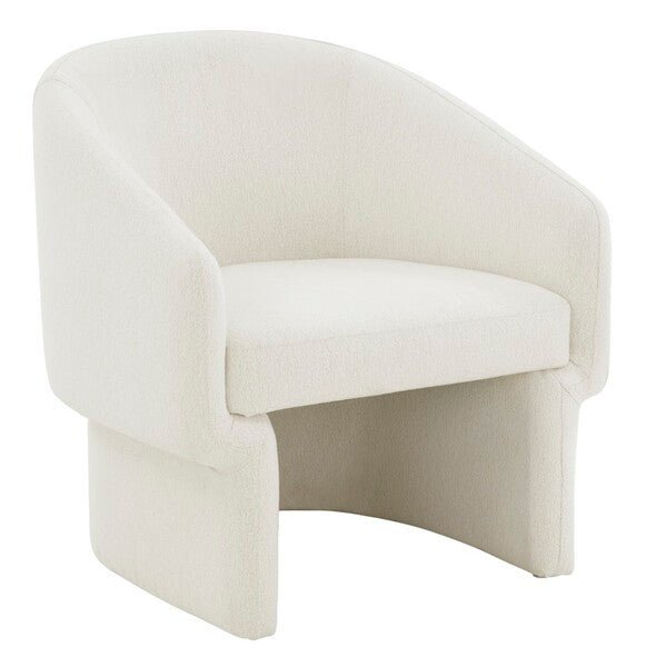 Susana Ivory Accent Chair - From Where - 