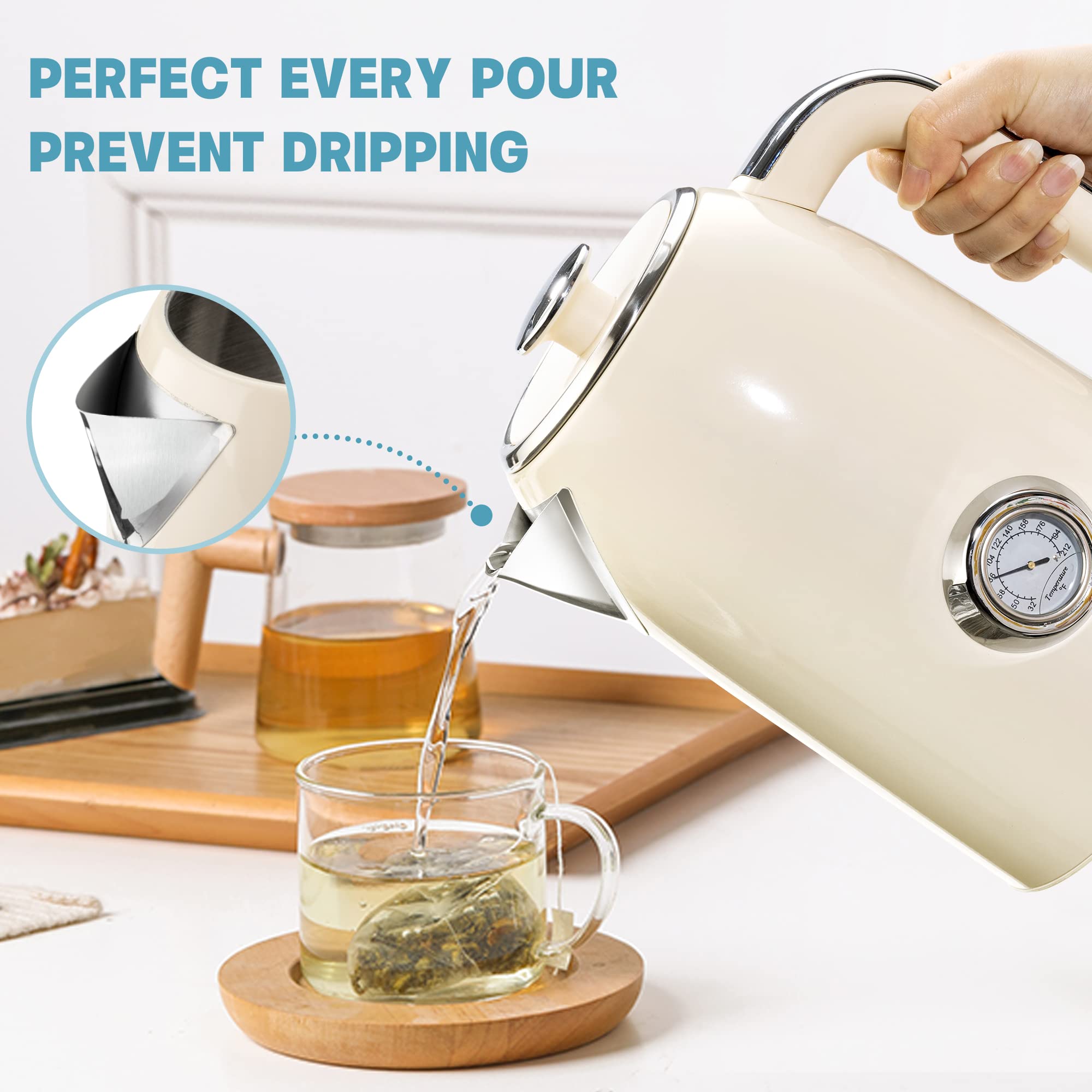 SUSTEAS 57oz Electric Kettle - From Where - 