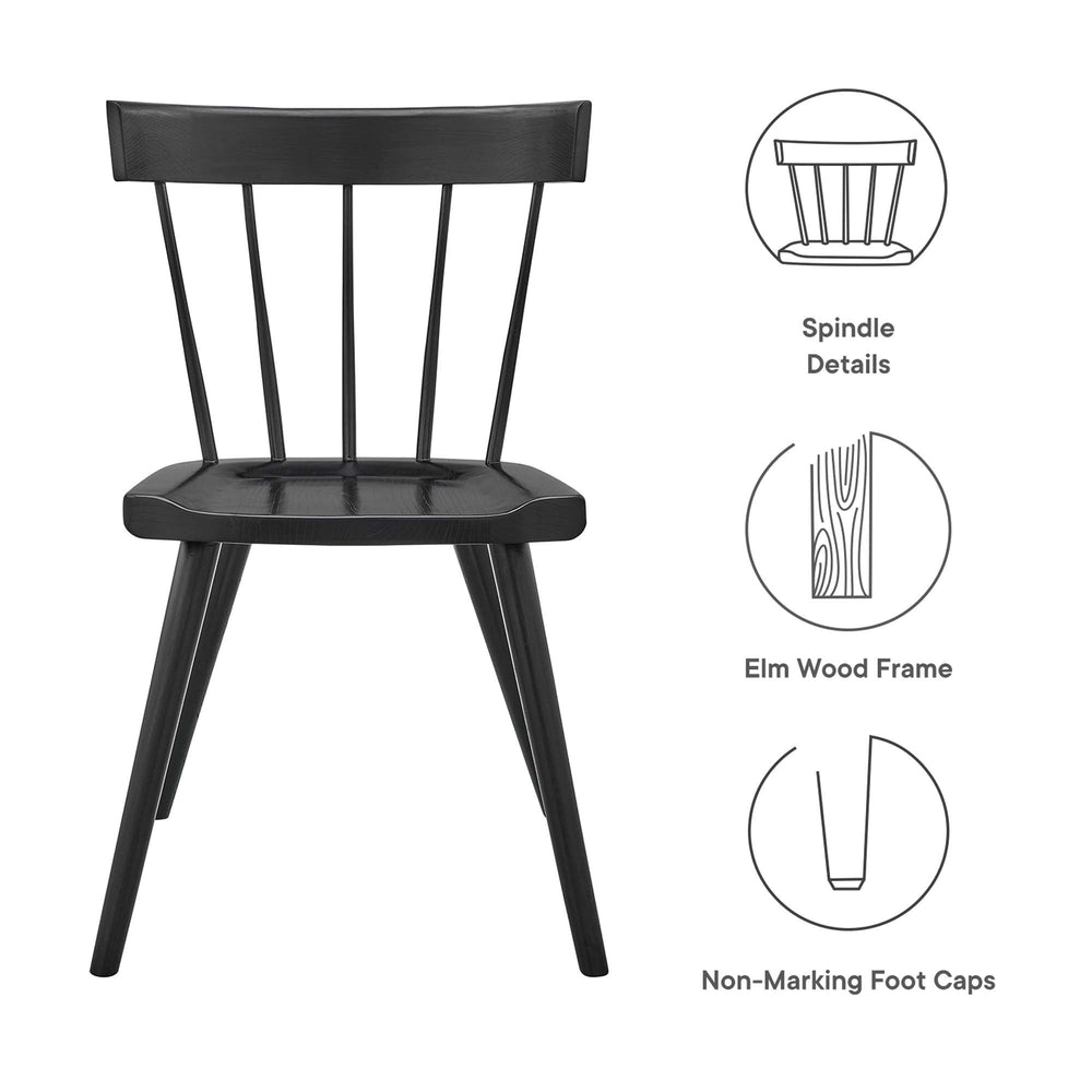Sutter Wood Dining Side Chair - From Where Finds - 