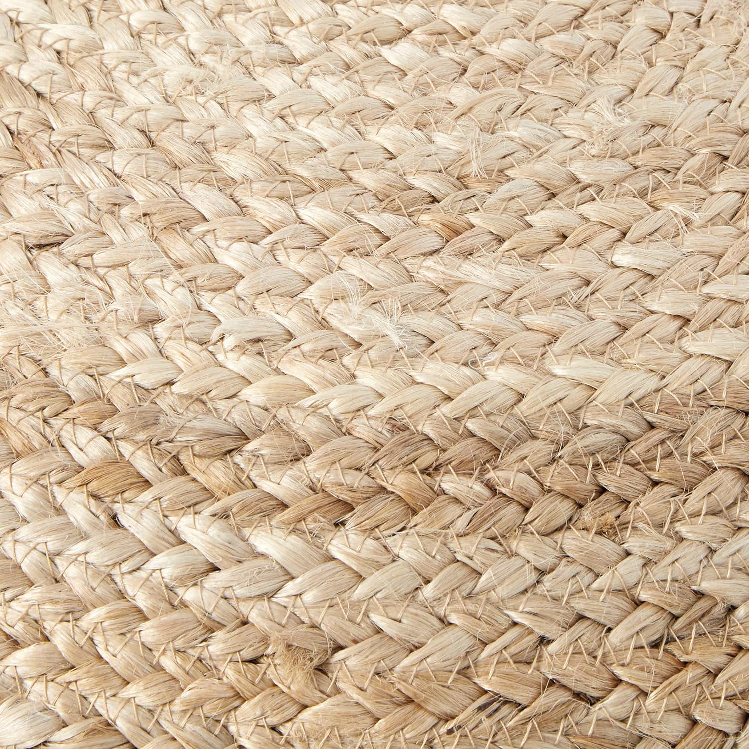 Sweed Valley Jute & Cotton Pouf - From Where - 