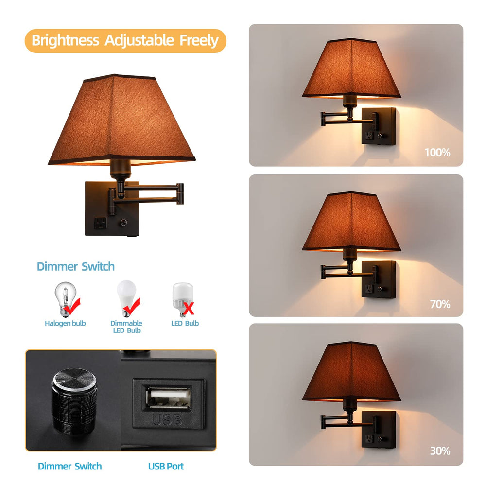 Swing Arm Wall Lamp - From Where - 