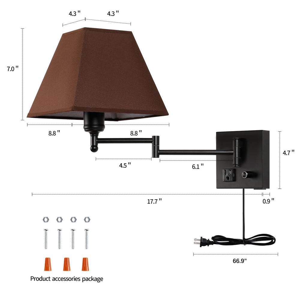 Swing Arm Wall Lamp - From Where - 
